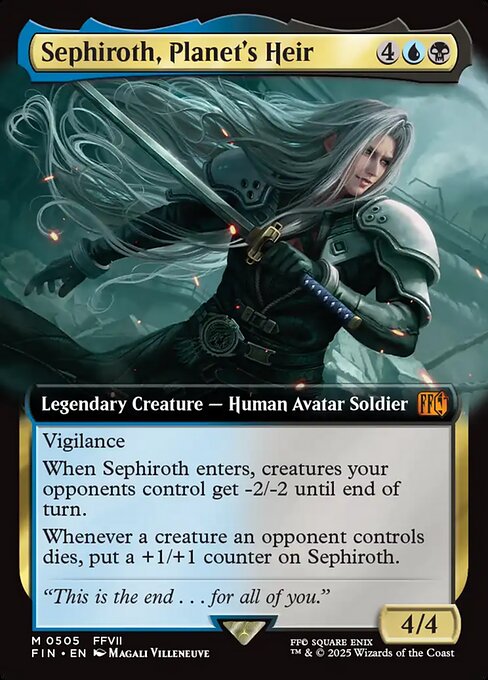 Sephiroth, Planet's Heir - Final Fantasy FIN - NM - 0505 M (Extended)