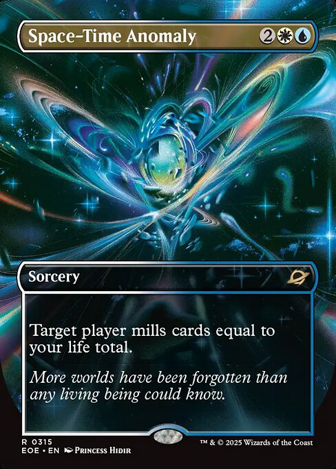 Space-Time Anomaly - Edge of Eternities EOE - NM - 0315 R (Borderless Foil)
