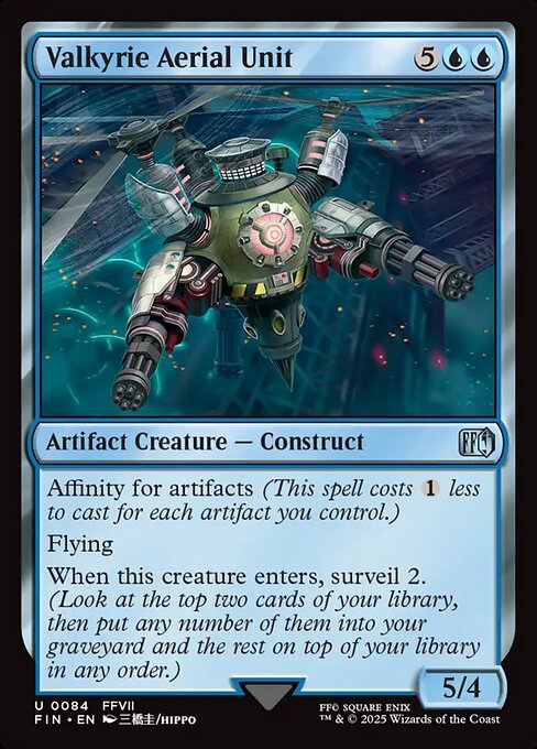 Valkyrie Aerial Unit - Final Fantasy FIN - NM - 0084 U (Foil)