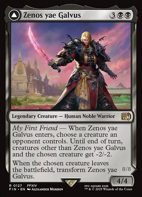 Zenos yae Galvus // Shinryu, Transcendent Rival - Final Fantasy FIN - NM - 0127 R