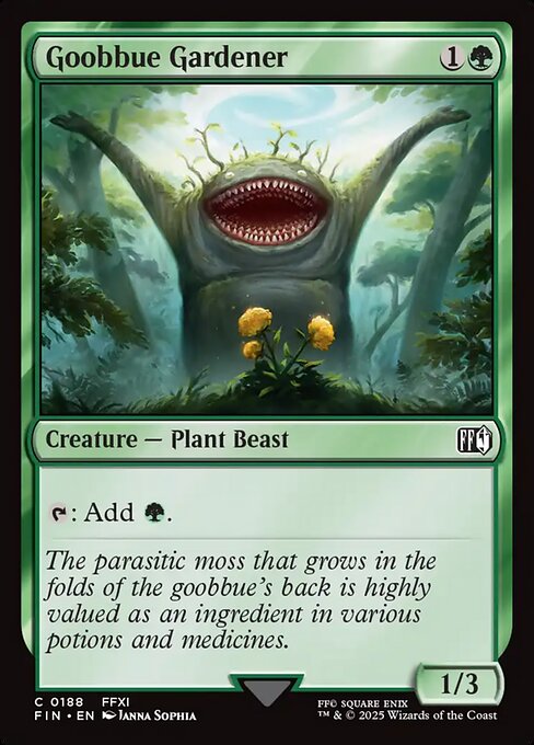 Goobbue Gardener - Final Fantasy FIN - NM - 0188 C (Foil)