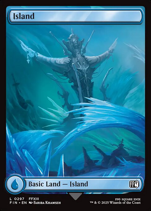 Island - Final Fantasy FIN - NM - 0297 C (Full Art Foil)