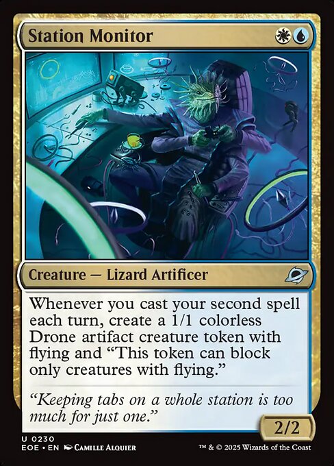 Station Monitor - Edge of Eternities EOE - NM - 0230 U (Foil)