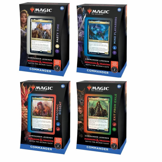 Magic the Gathering - Commander Legends Dungeons & Dragons Battle for Baldur's Gate Commander Decks