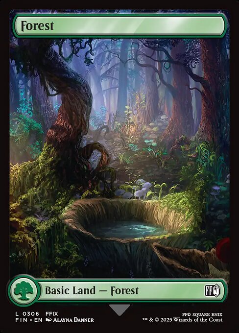 Forest - Final Fantasy FIN - NM - 0306 C (Full Art Foil)