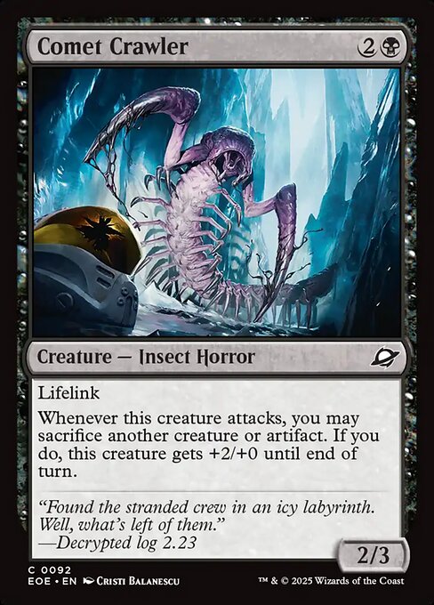 Comet Crawler - Edge of Eternities EOE - NM - 0092 C (Foil)