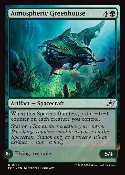 Atmospheric Greenhouse - Edge of Eternities EOE - NM - 0171 U (Full Art)