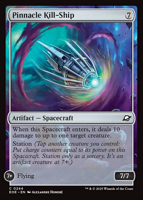 Pinnacle Kill-Ship - Edge of Eternities EOE - NM - 0244 C (Full Art Foil)