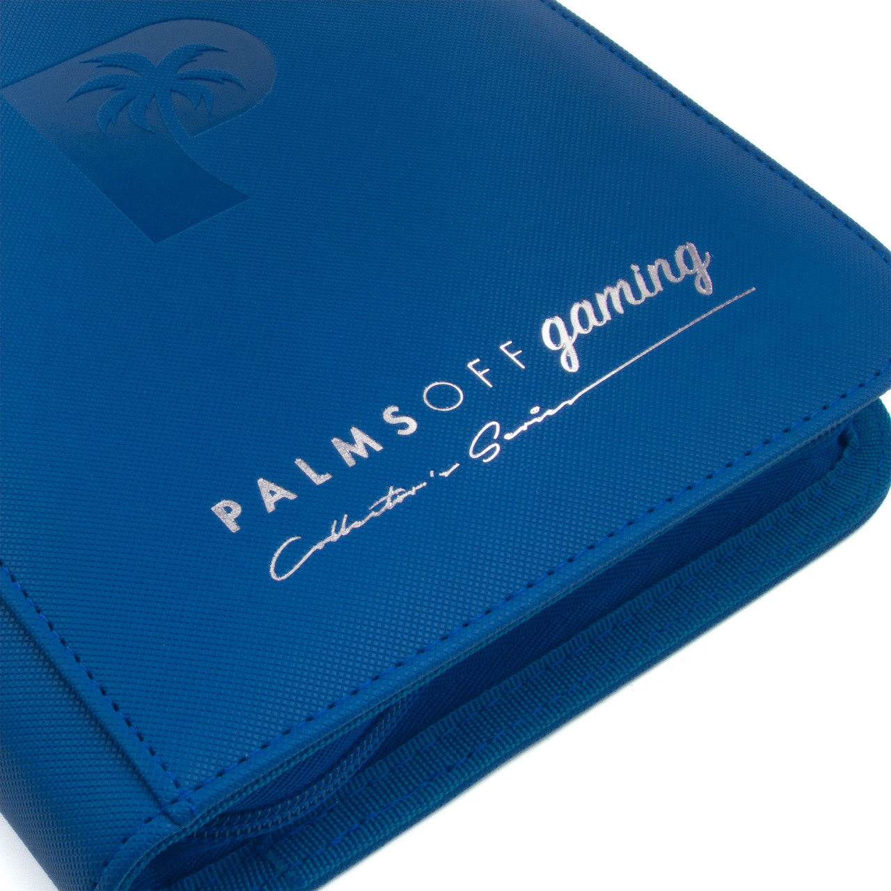 Collector's Series 4 Pocket Zip Trading Card Binder - BLUE - Palms Off Gaming