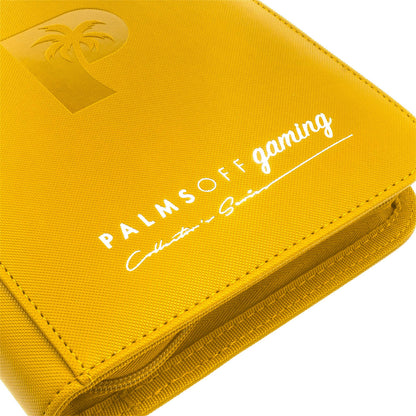 Collector's Series 4 Pocket Zip Trading Card Binder - YELLOW - Palms O HR Games Collector's Series 4 Pocket Zip Trading Card Binder - YELLOW - Palms O HR Games