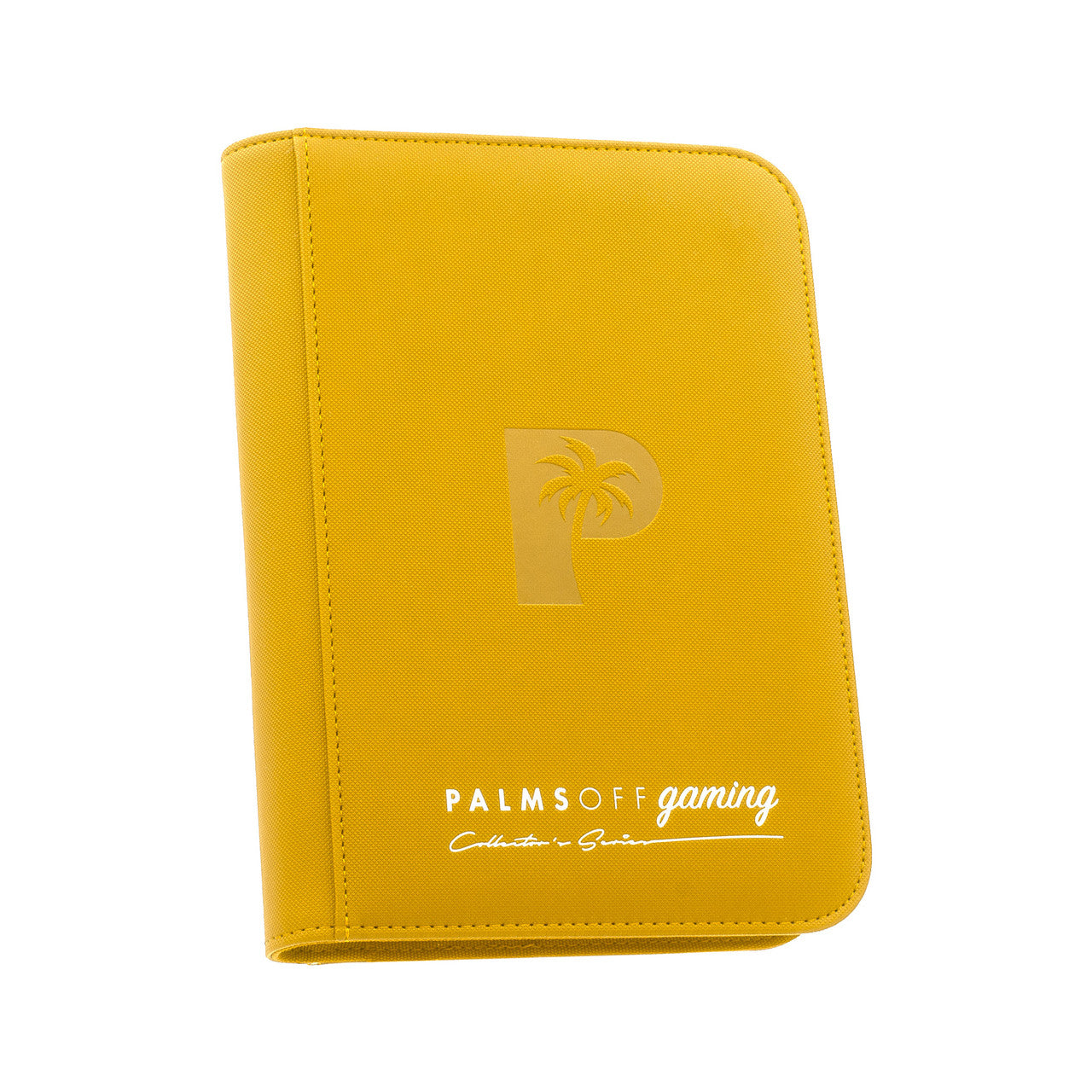 Collector's Series 4 Pocket Zip Trading Card Binder - YELLOW - Palms Off Gaming