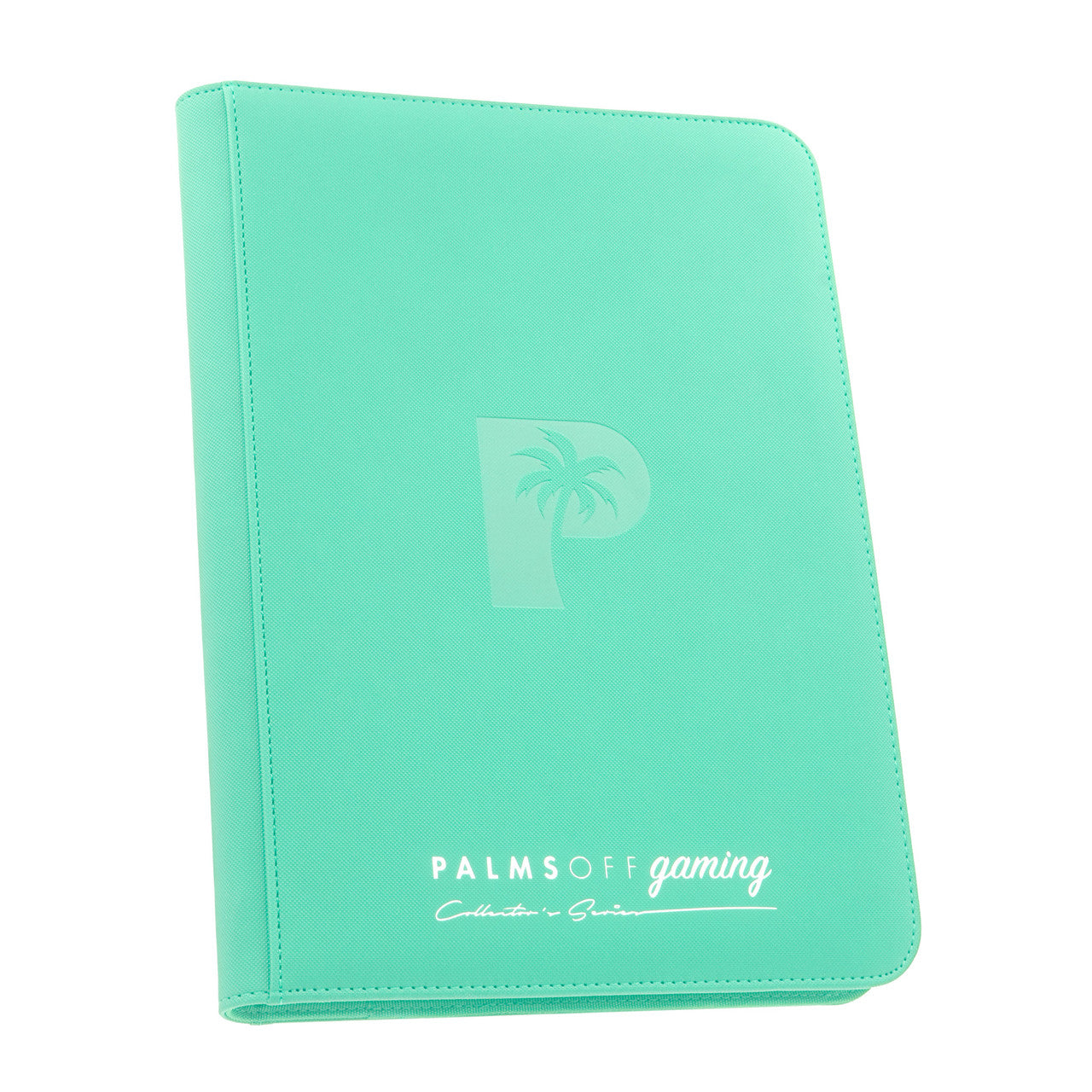 Collector's Series 9 Pocket Zip Trading Card Binder - TURQUOISE - Palms Off Gaming