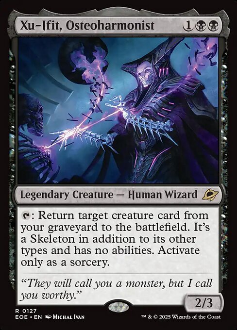 Xu-Ifit, Osteoharmonist - Edge of Eternities EOE - NM - 0127 R (Foil)