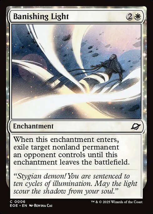Banishing Light - Edge of Eternities EOE - NM - 0006 C (Foil)