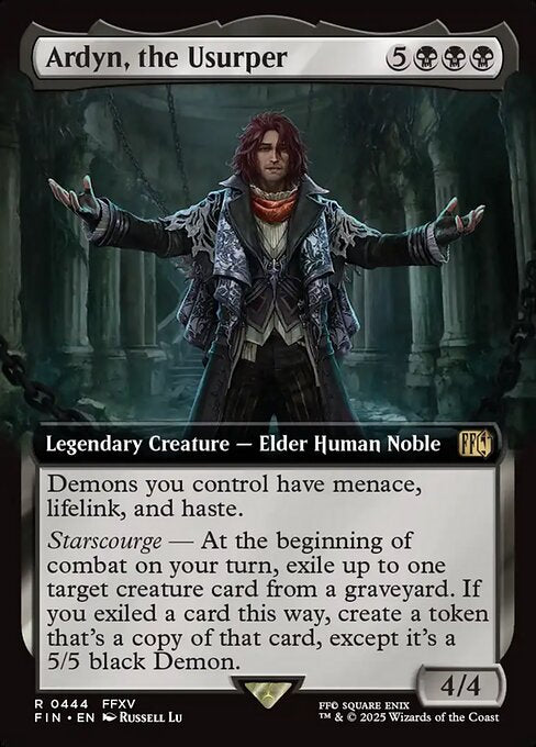 Ardyn, the Usurper - Final Fantasy FIN - NM - 0444 R (Extended Foil)