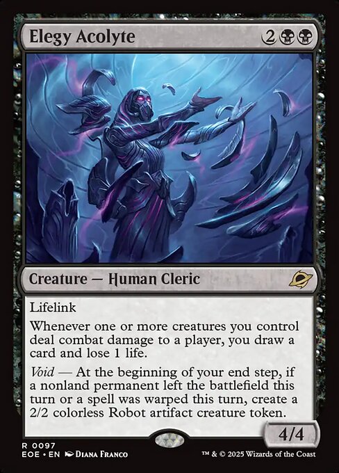 Elegy Acolyte - Edge of Eternities EOE - NM - 0097 R