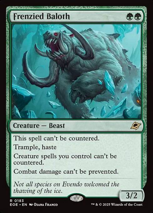 Frenzied Baloth - Edge of Eternities EOE - NM - 0183 R (Foil)