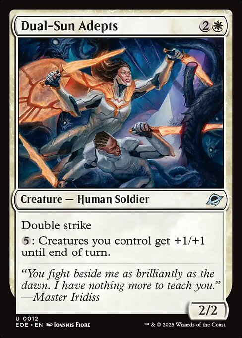 Dual-Sun Adepts - Edge of Eternities EOE - NM - 0012 U (Foil)