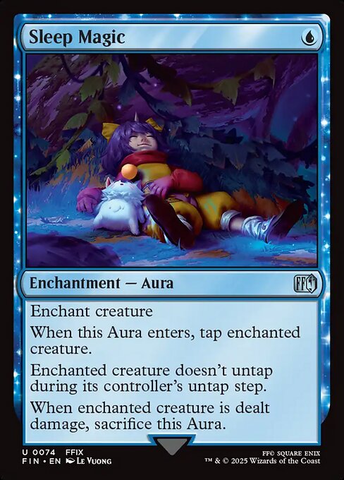 Sleep Magic - Final Fantasy FIN - NM - 0074 U (Foil)