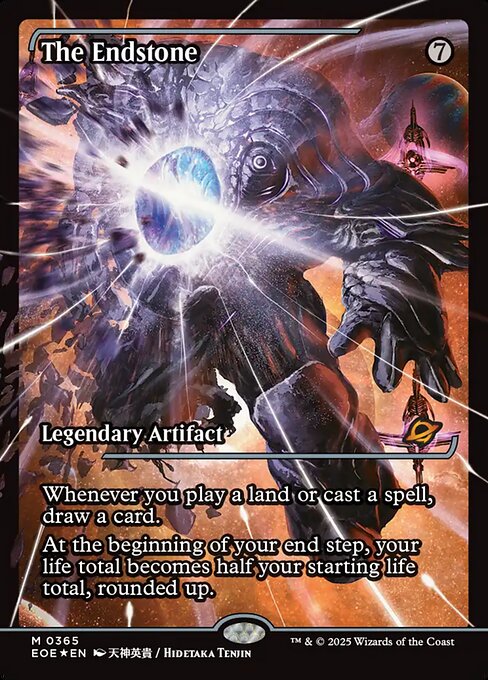 The Endstone - Edge of Eternities EOE - NM - 0365 M (Showcase Foil)