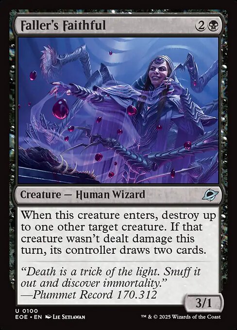 Faller's Faithful - Edge of Eternities EOE - NM - 0100 U (Foil)