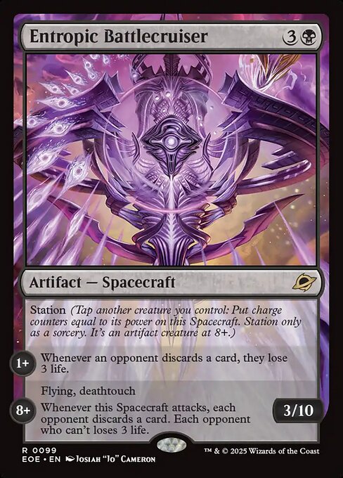 Entropic Battlecruiser - Edge of Eternities EOE - NM - 0099 R (Full Art Foil)