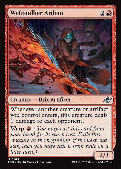 Weftstalker Ardent - Edge of Eternities EOE - NM - 0169 U (Foil)