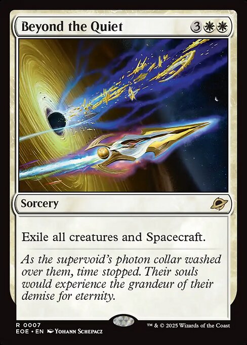 Beyond the Quiet - Edge of Eternities EOE - NM - 0007 R (Foil)
