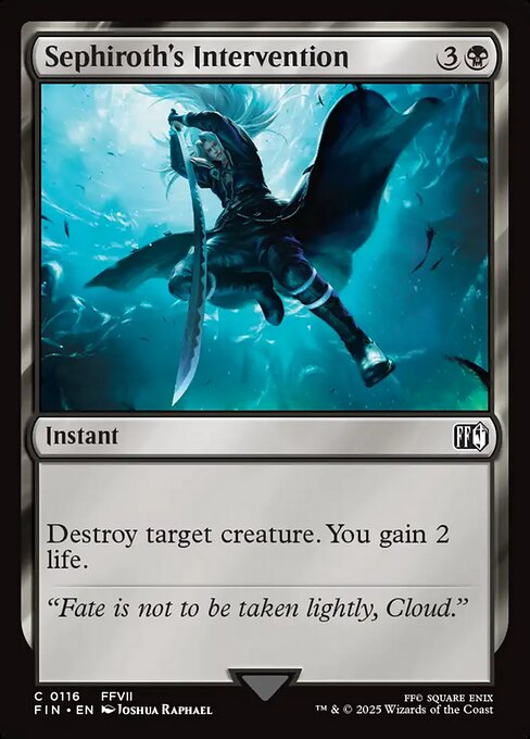 Sephiroth's Intervention - Final Fantasy FIN - NM - 0116 C