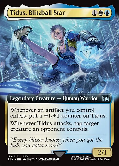 Tidus, Blitzball Star - Final Fantasy FIN - NM - 0512 U (Extended)