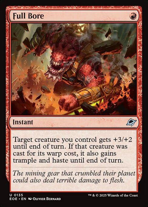 Full Bore - Edge of Eternities EOE - NM - 0135 U (Foil)