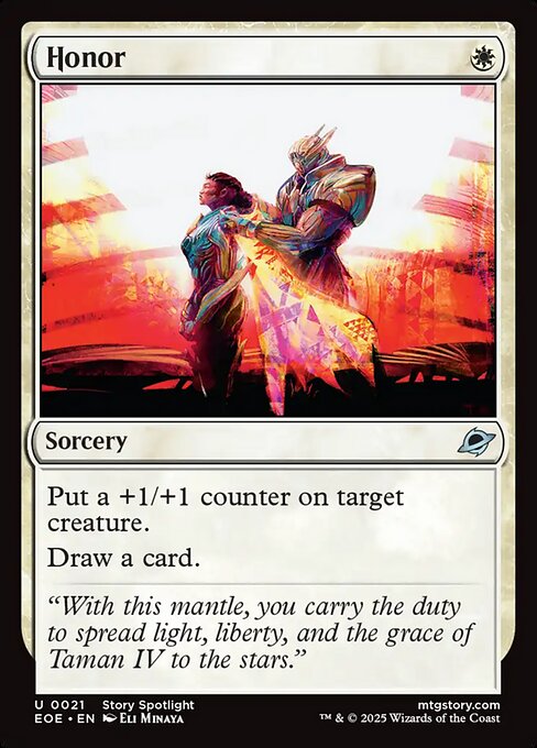 Honor - Edge of Eternities EOE - NM - 0021 U