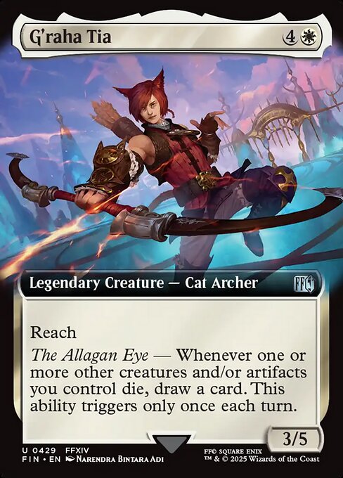 G'raha Tia - Final Fantasy FIN - NM - 0429 U (Extended Foil)