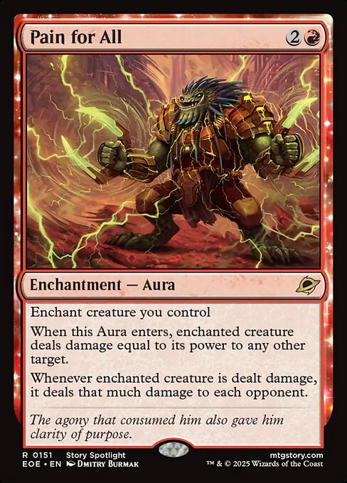 Pain for All - Edge of Eternities EOE - NM - 0151 R (Foil)