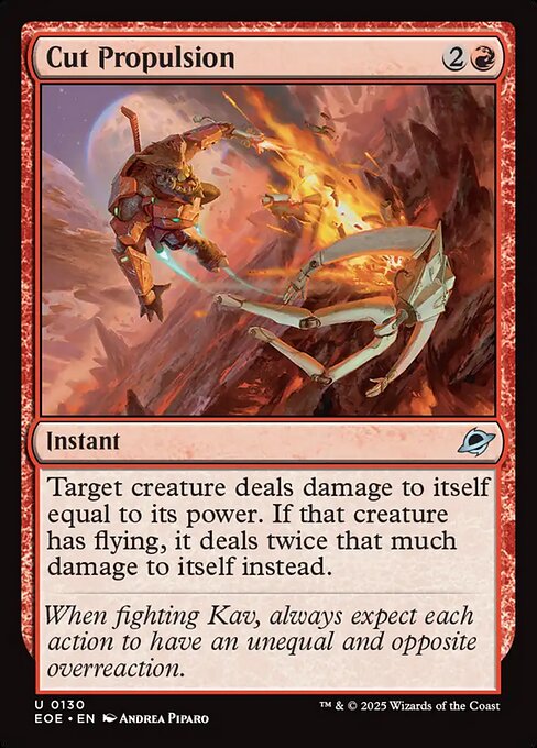 Cut Propulsion - Edge of Eternities EOE - NM - 0130 U