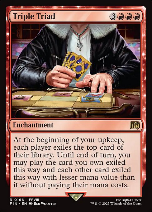 Triple Triad - Final Fantasy FIN - NM - 0166 R (Foil)