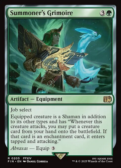 Summoner's Grimoire - Final Fantasy FIN - NM - 0205 R (Foil)