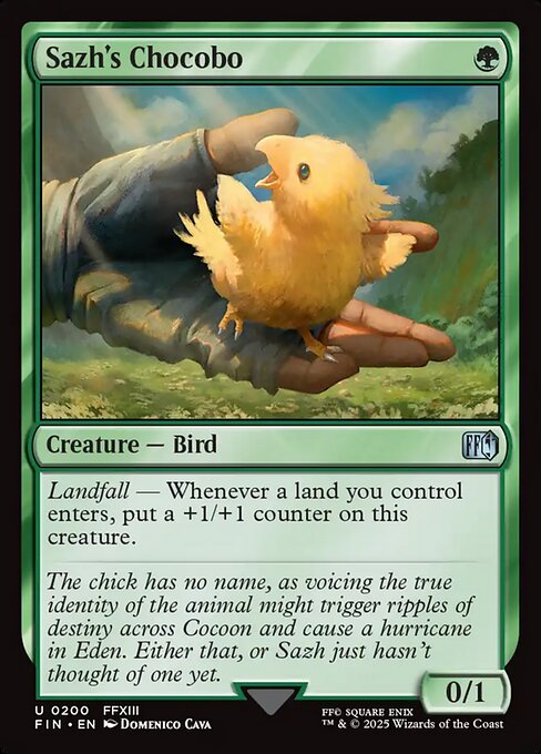 Sazh's Chocobo - Final Fantasy FIN - NM - 0200 U (Foil)