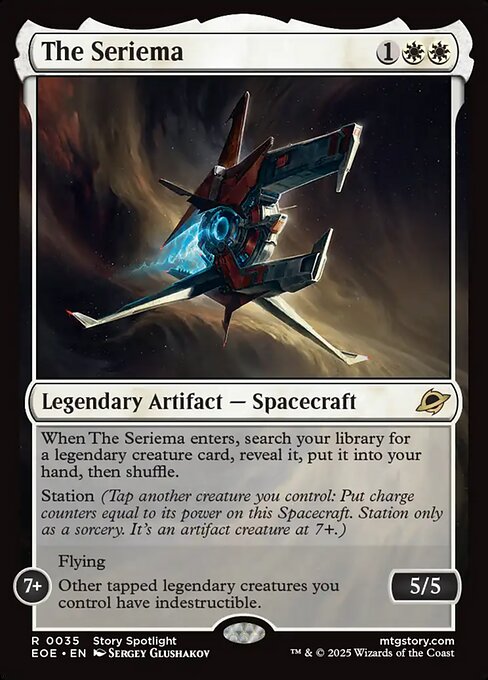 The Seriema - Edge of Eternities EOE - NM - 0035 R (Full Art Foil)