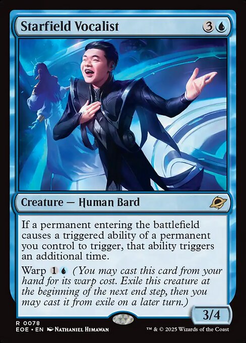 Starfield Vocalist - Edge of Eternities EOE - NM - 0078 R (Foil)