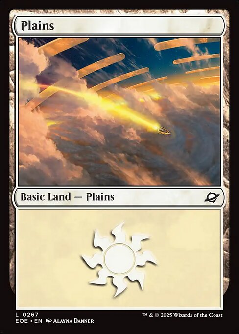 Plains - Edge of Eternities EOE - NM - 0267 C (Foil)