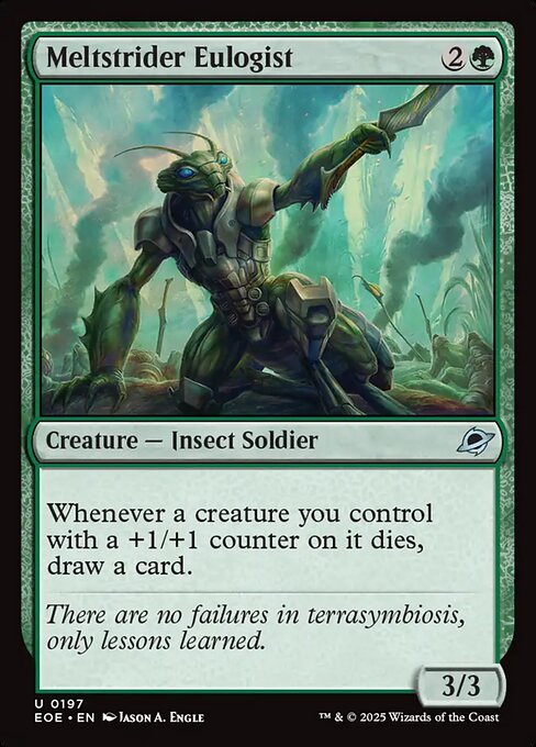 Meltstrider Eulogist - Edge of Eternities EOE - NM - 0197 U (Foil)