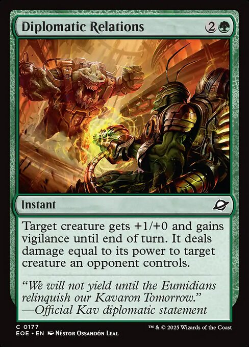 Diplomatic Relations - Edge of Eternities EOE - NM - 0177 C