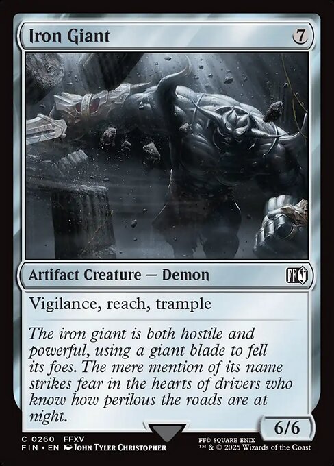 Iron Giant - Final Fantasy FIN - NM - 0260 C (Foil)