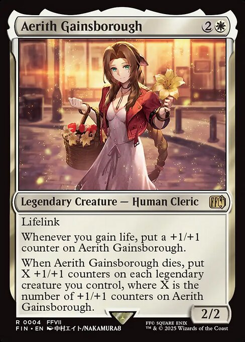Aerith Gainsborough - Final Fantasy FIN - NM - 0004 R