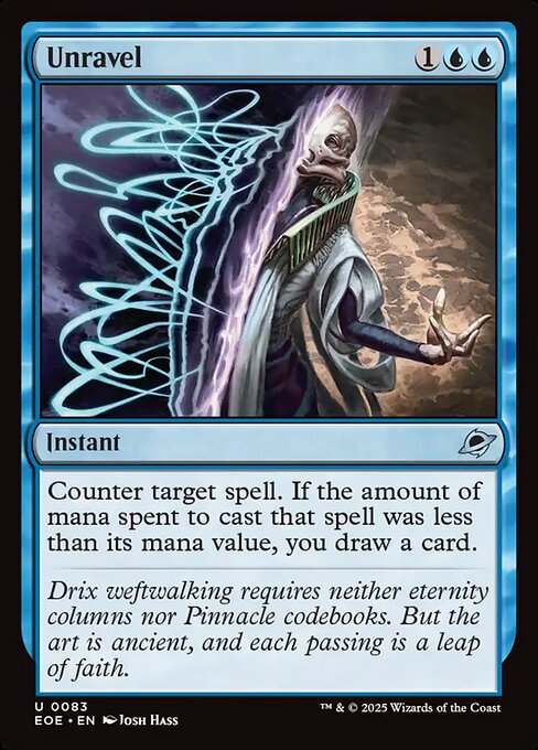 Unravel - Edge of Eternities EOE - NM - 0083 U (Foil)