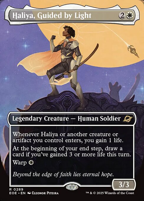 Haliya, Guided by Light - Edge of Eternities EOE - NM - 0289 R (Borderless)