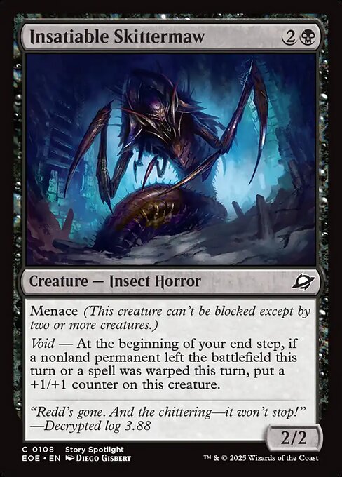 Insatiable Skittermaw - Edge of Eternities EOE - NM - 0108 C