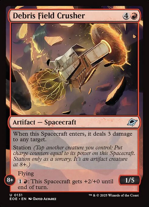 Debris Field Crusher - Edge of Eternities EOE - NM - 0131 U (Full Art Foil)