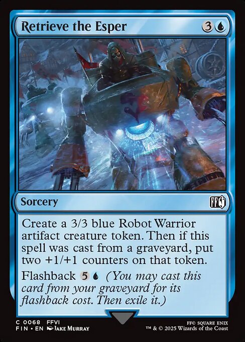 Retrieve the Esper - Final Fantasy FIN - NM - 0068 C